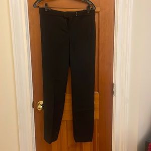 J Crew Black Slim Leg Trousers, Size 2